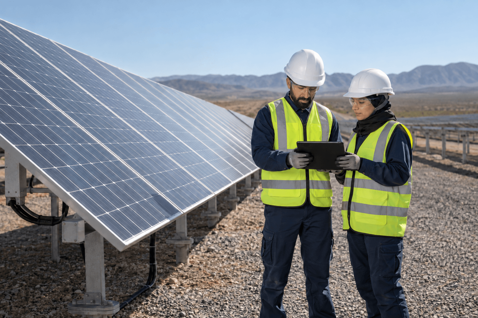 Capture inspiration: Visual documentation of renewable-energy facilities and site inspections.