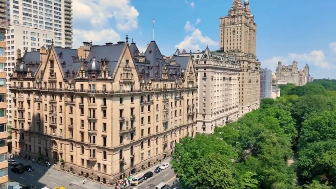 Cinematic aerial film of a luxury residential listing